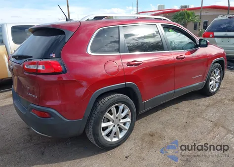 2016 Jeep Cherokee Limited z USA, uszkodzony, nr VIN 1C4PJLDB0GW373765